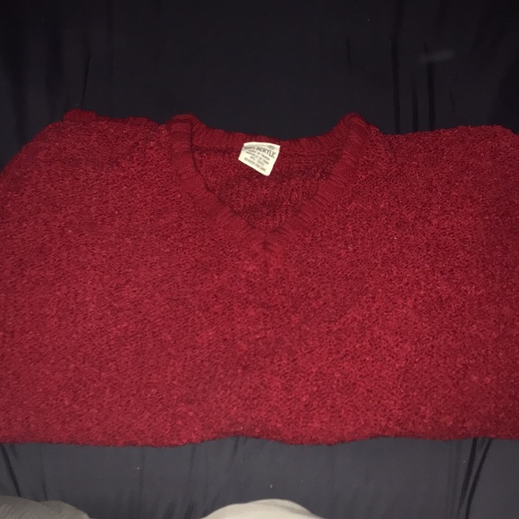 Red Acrylic Sweater - Picture 2 of 4